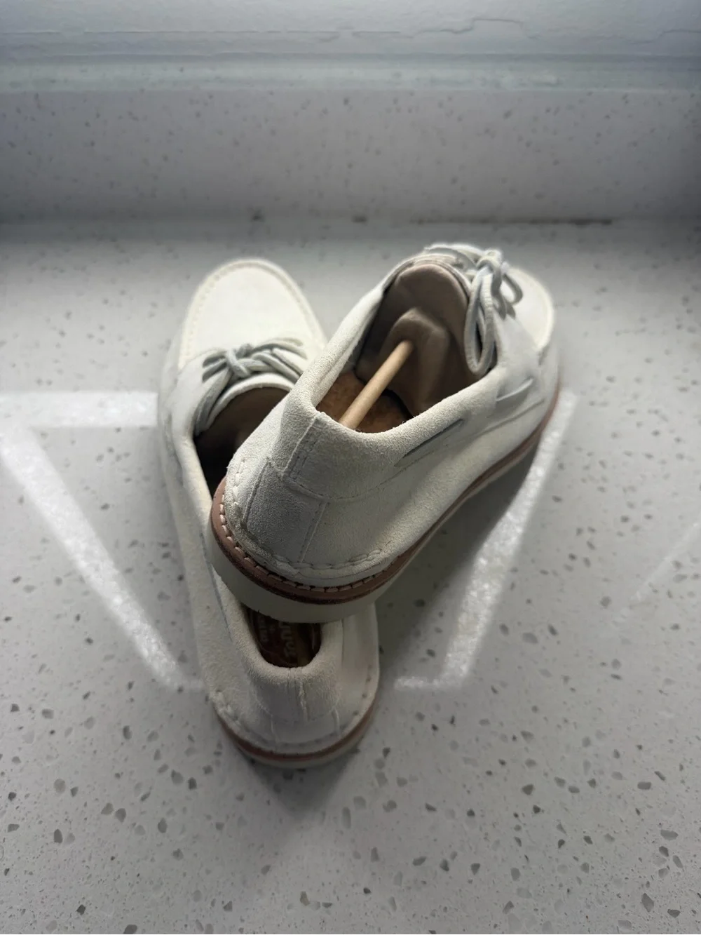 Sperry x Todd Snyder White Suede Boat Shoes – Men’s Size 10 – New